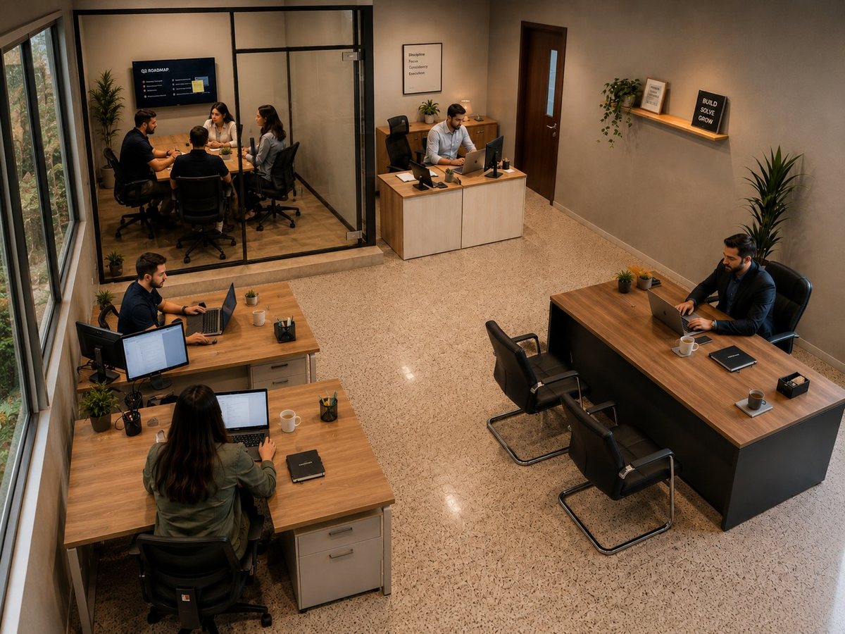 A private team office at MIC